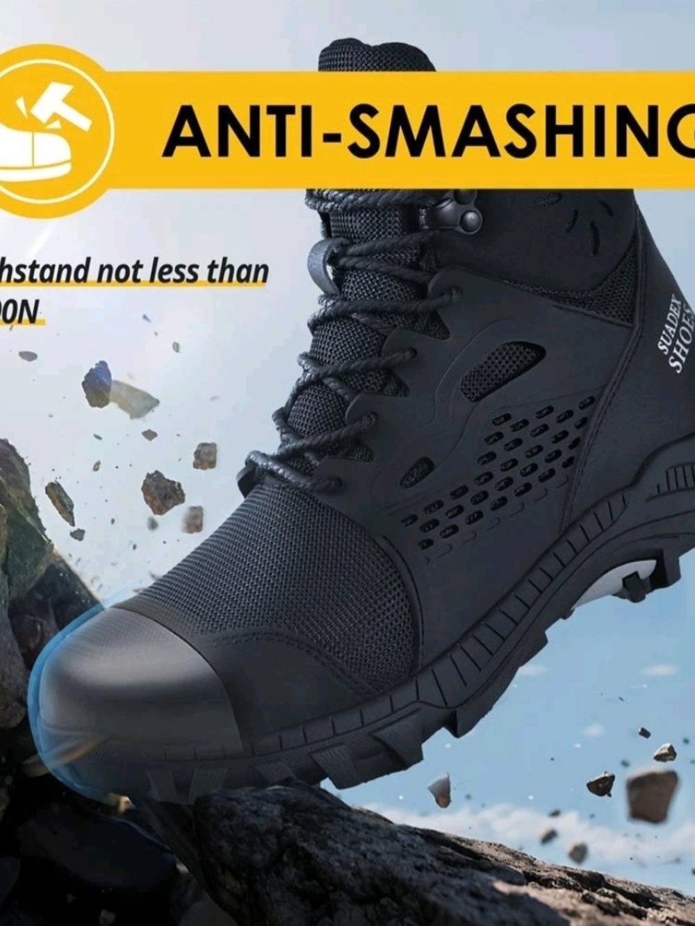 Suadex Steel Toe Work Boots #71 - Picture 9 of 11